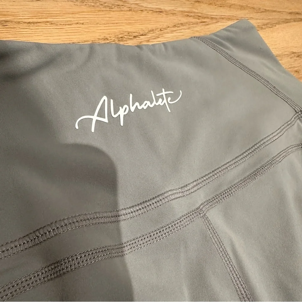 Alphalete Light Blue/Grey Leggings Womens Size‎ L